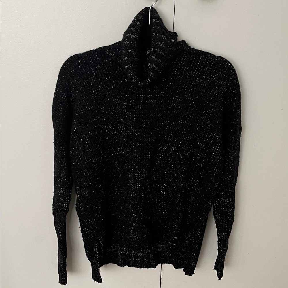 Vince Black Knit Turtleneck Sweater